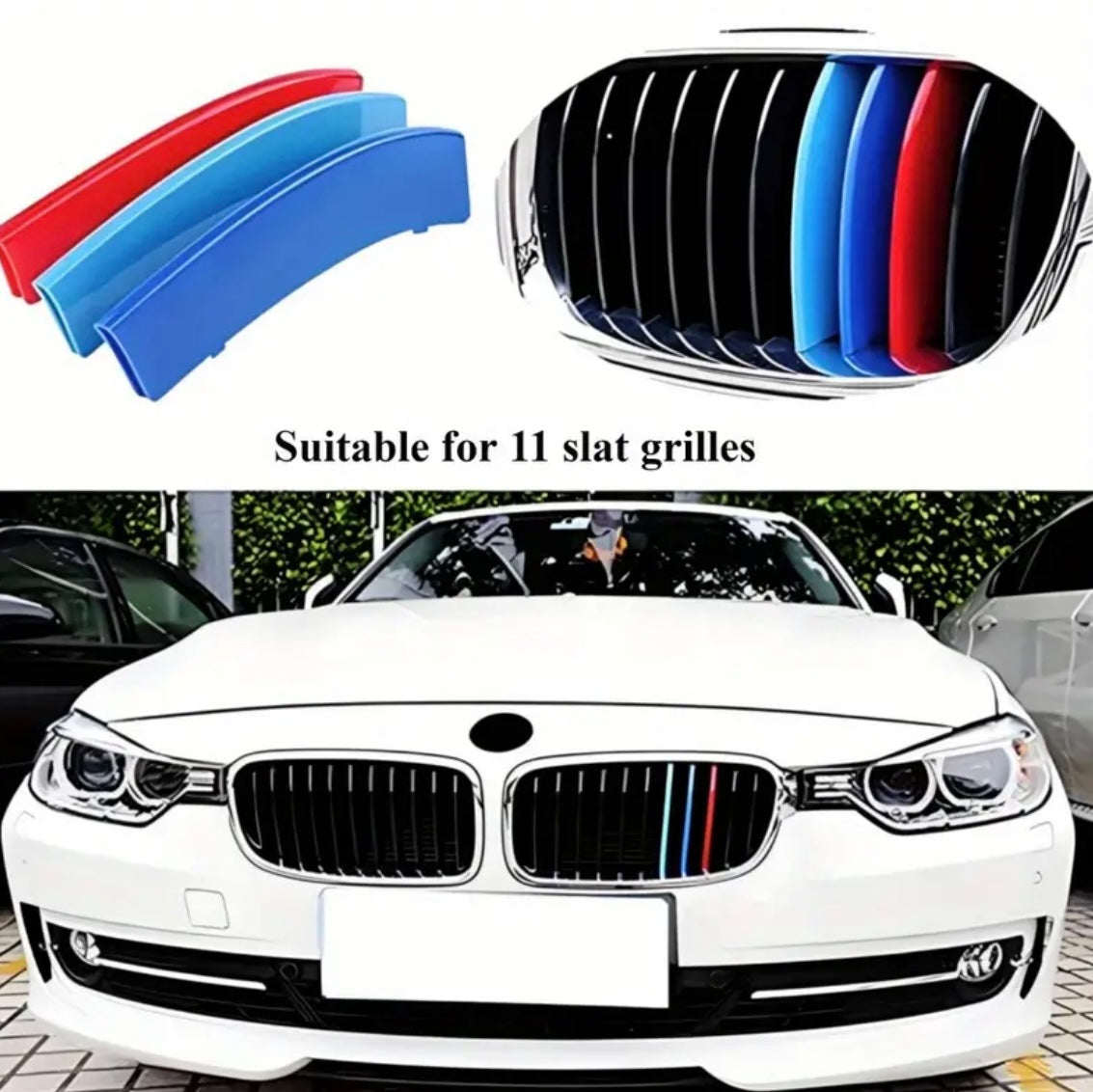 3 Colour BMW Decorative Grill Strips